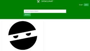 openclipart圖庫：Ninja Logo-資源代表圖