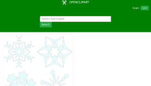 openclipart圖庫：Snowflakes縮圖