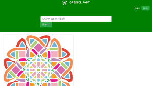 openclipart圖庫：Abstract 015 - No Borders-資源代表圖