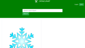 openclipart圖庫：snow flake 5-資源代表圖