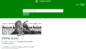 openclipart圖庫：Viking scene-資源代表圖