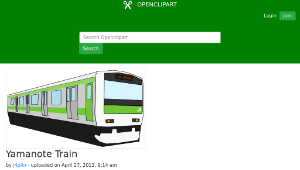 openclipart圖庫：Yamanote Train-資源代表圖
