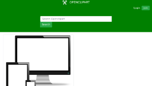 openclipart圖庫：Computer, Tablet and Phone Vectors-資源代表圖