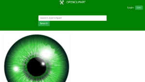 openclipart圖庫：eye, akis Å¾alia縮圖