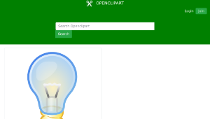 openclipart圖庫：Light Bulb-資源代表圖