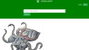 openclipart圖庫：Attack the Tower Kraken-資源代表圖