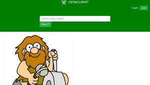 openclipart圖庫：Caveman-資源代表圖