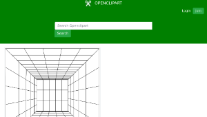 openclipart圖庫：Longer perspective grid-資源代表圖