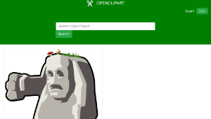 openclipart圖庫：stone giant縮圖