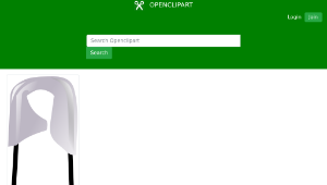 openclipart圖庫：safety pin-資源代表圖