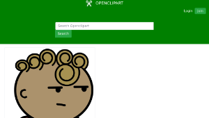 openclipart圖庫：A cartoon person-資源代表圖