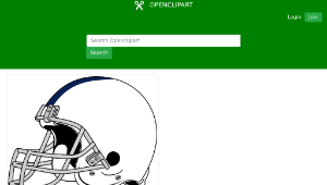 openclipart圖庫：American Football Helmet-資源代表圖
