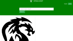 openclipart圖庫：Dragon-資源代表圖