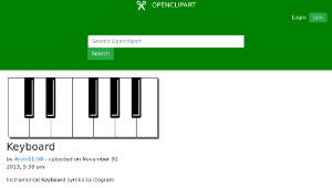 openclipart圖庫：Keyboard縮圖