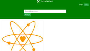 openclipart圖庫：Atom Orange-資源代表圖