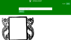 openclipart圖庫：Dragon Frame縮圖
