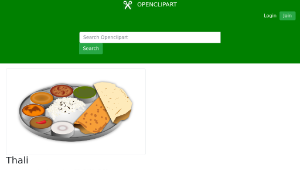 openclipart圖庫：Thali-資源代表圖