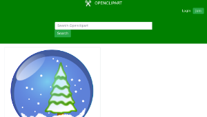 openclipart圖庫：snow globe-資源代表圖