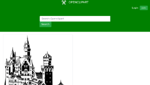 openclipart圖庫：Neuschwanstein Castle