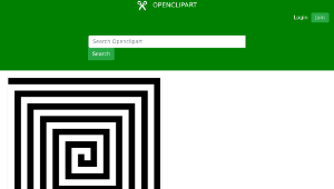 openclipart圖庫：square spiral-資源代表圖