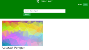 openclipart圖庫：Abstract Polygon Background-資源代表圖