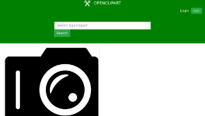 openclipart圖庫：Camera Pictogram縮圖