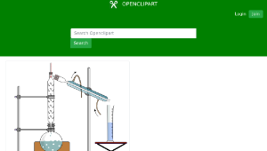 openclipart圖庫：Fractional distillation-資源代表圖