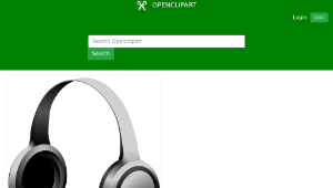 openclipart圖庫：headphones, ausinÄ—s縮圖