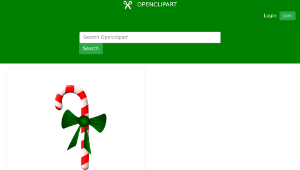 openclipart圖庫：Candy Cane