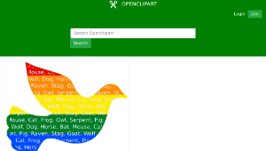 openclipart圖庫：Fruits of Creation Dove-資源代表圖
