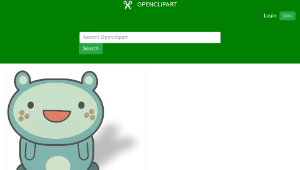 openclipart圖庫：Cute round-eared creature-資源代表圖