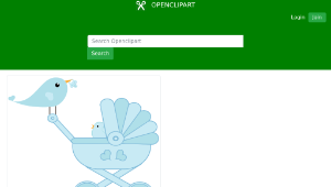 openclipart圖庫：Baby Bird Stroller-資源代表圖