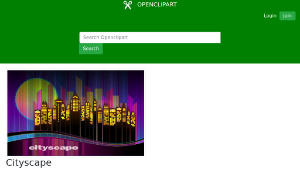 openclipart圖庫：Cityscape縮圖