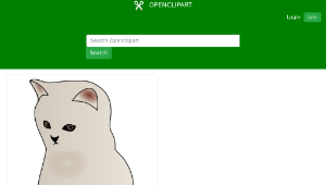 openclipart圖庫：Kitten縮圖
