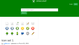 openclipart圖庫：icon set 1-資源代表圖