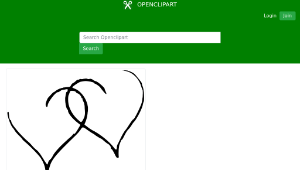 openclipart圖庫：Two hearts-資源代表圖
