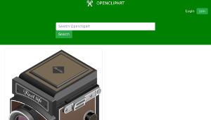openclipart圖庫：Twin-lens reflex camera-資源代表圖