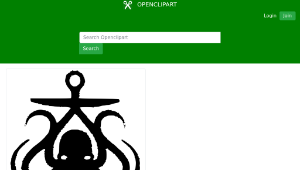openclipart圖庫：Octopus Anchor縮圖