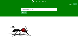 openclipart圖庫：ant縮圖
