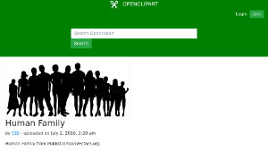 openclipart圖庫：Human Family-資源代表圖