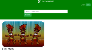 openclipart圖庫：Tiki Men-資源代表圖