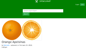 openclipart圖庫：Orange Apelsinas-資源代表圖