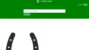 openclipart圖庫：Horse Shoe縮圖