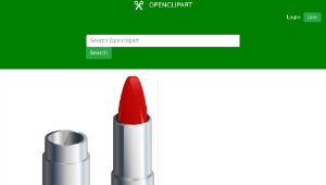 openclipart圖庫：Lipstick-資源代表圖