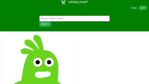 openclipart圖庫：Green Monster-資源代表圖