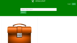 openclipart圖庫：Briefcase Vector-資源代表圖