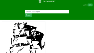 openclipart圖庫：Pirate ship-資源代表圖