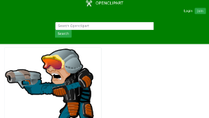 openclipart圖庫：Stop right there縮圖