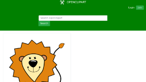 openclipart圖庫：Lion縮圖