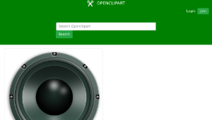 openclipart圖庫：Speaker縮圖